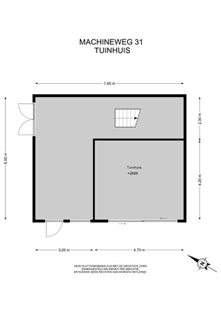 Floorplan - Machineweg 31, 1432 EL Aalsmeer